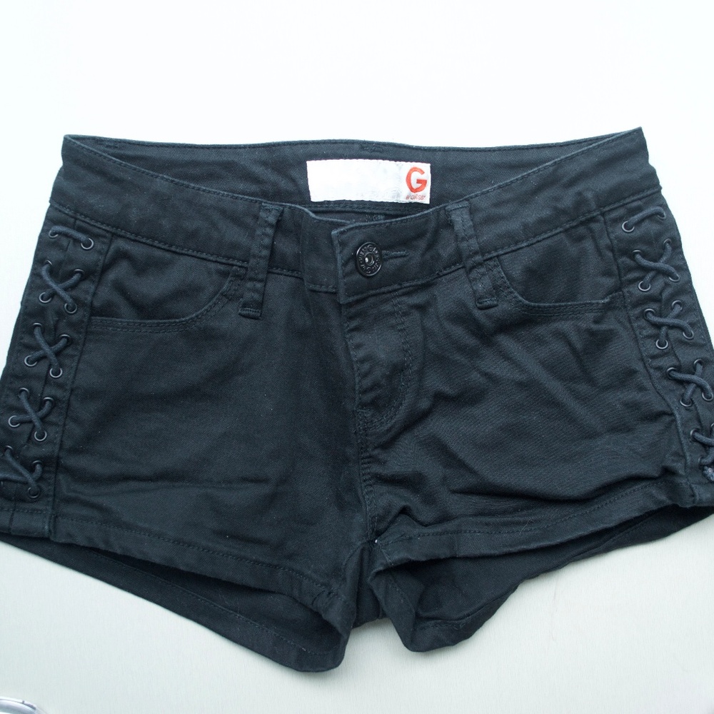 G by Guess Black Jean Shorts